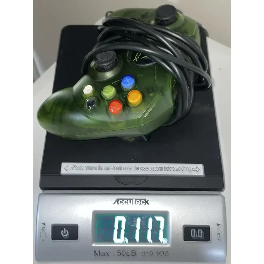 XBox Controller S Translucent Halo Green X09-64240-01 Untested